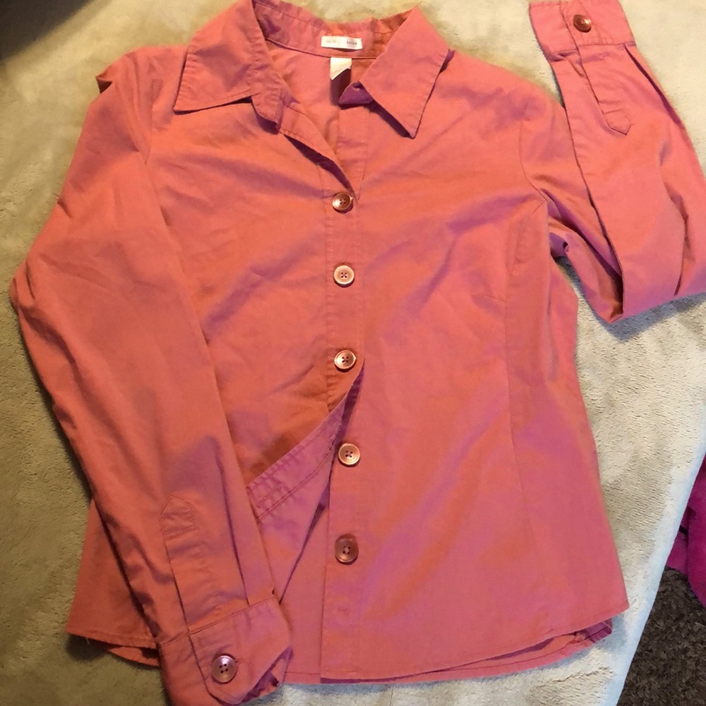 Old Navy light mauve button-down shirt
